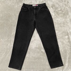 Vintage Levi’s 545 Black Loose Fit Jeans 36x32 Orange Tab